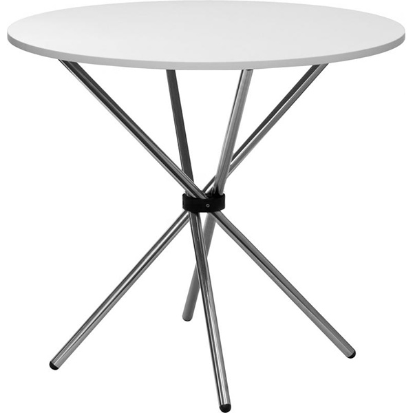 Стол обеденный Nowy Styl Aqua chrome бiлий 