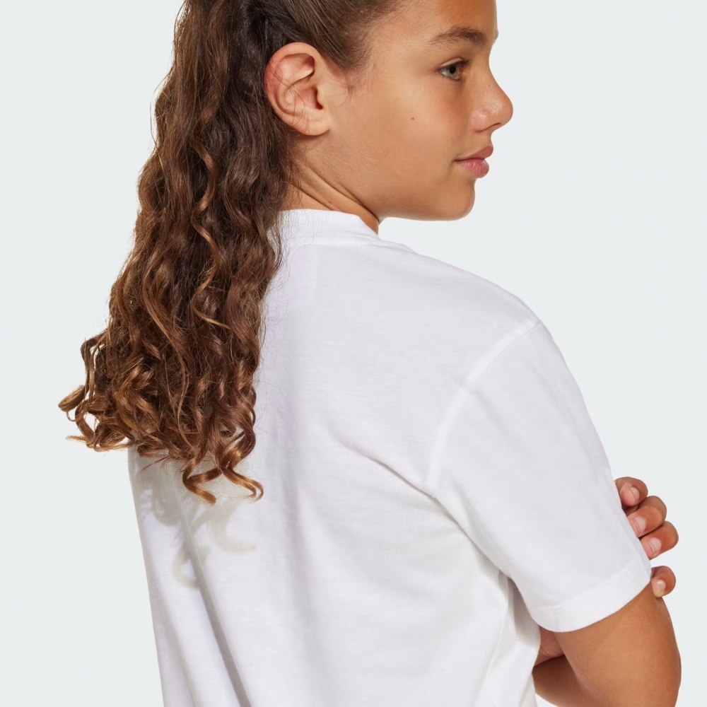 Футболка Adidas J SL TEE 160 JC9774 р.11-12YRS білий