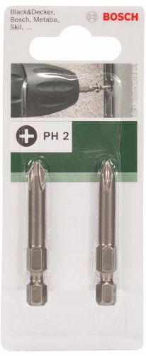 Біта Bosch PH2x49 мм 2 шт.