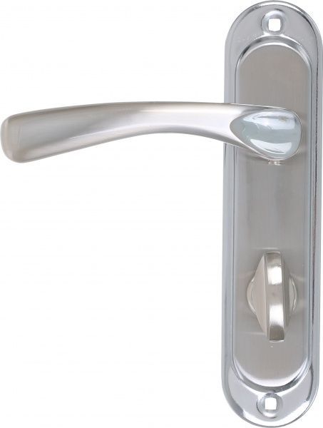 Замок врезной с ручками Kumru SN/CP WC 62 мм никель