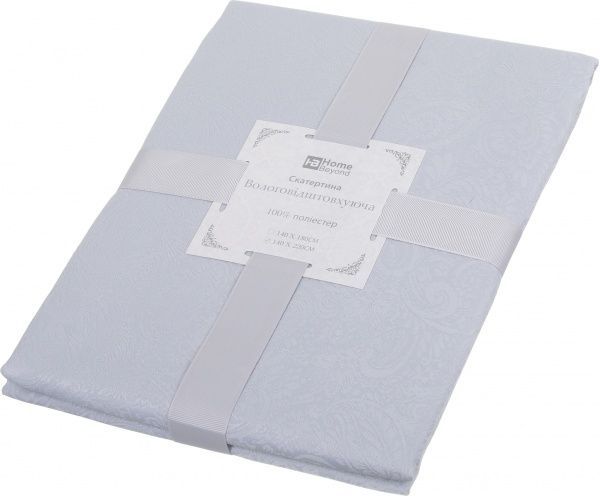 Скатерть 140x220 см серебряный Home Beyond 