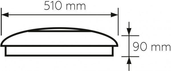 Світильник світлодіодний Eurolamp Star Сircle з пультом ДК 72 Вт білий 3000-6500 К 