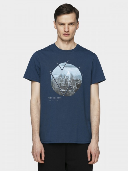 Футболка 4F H4L21-TSM023-32S р.XL синий