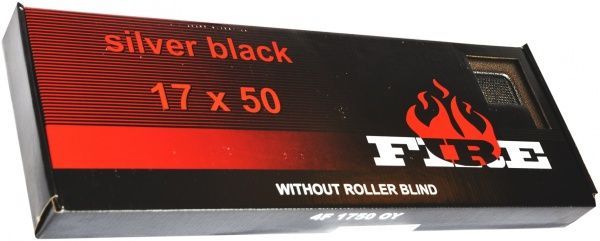 Решітка камінна  4FIRE 17х50 антік срібло