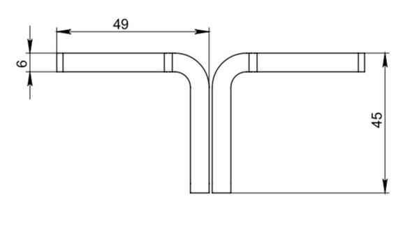 Замок навісний Aspect ЗН-С-Ш_73 в комплекті з вушками №1.11 краб (накладний) 