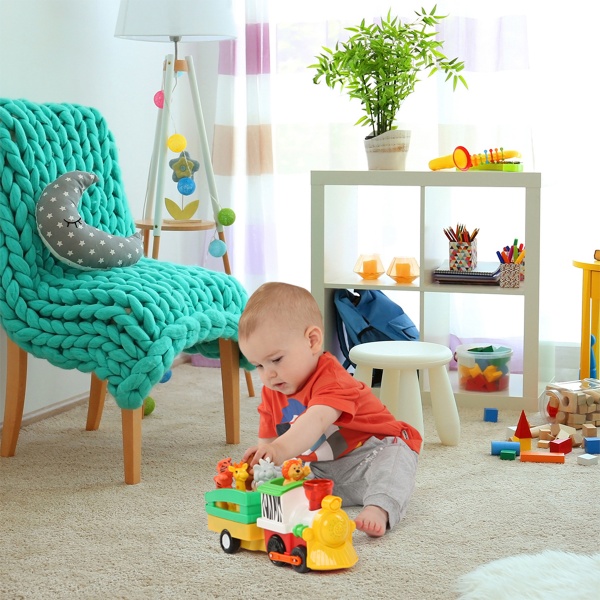 Игровой набор Kiddi Smart Паровоз Лимпопо (свет, украинский язык) 063396