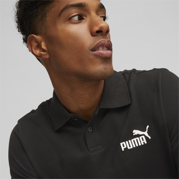 Поло Puma ESS PIQUE POLO PUMA BLACK 58667401 р.M черный