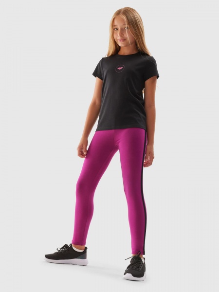 Футболка 4F TSHIRT F0817 4FJAW23TTSHF0817-20S р.128 черный