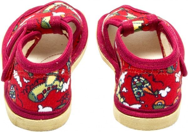 Тапочки для девочек Экотапок Сандалик летний красные 1075 р.30