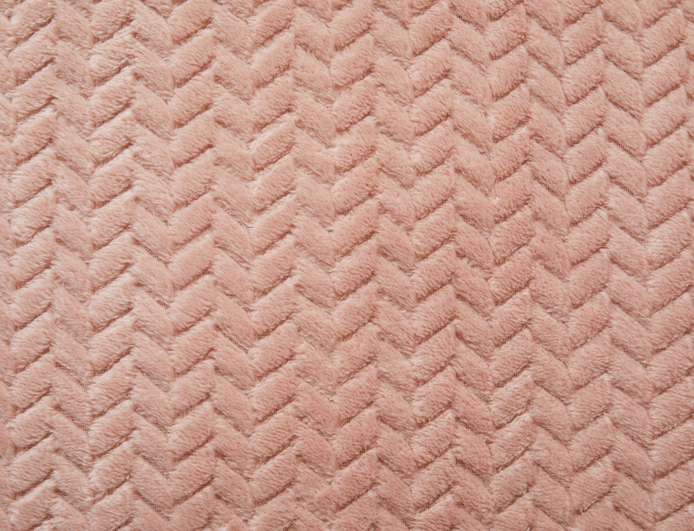 Плед Embossed Leon 220x200 см пудровый La Nuit