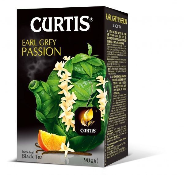 Чай черный Curtis Earl Grey Passion 90 г 