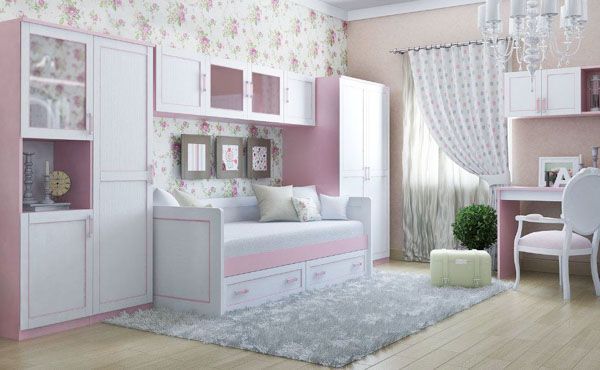 Кровать Aqua Rodos Voyage VgBed-90 90x200 см розовый 