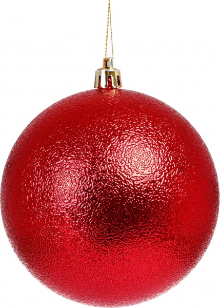 Набор елочных шаров рельефных d 100 мм 4 шт./уп.