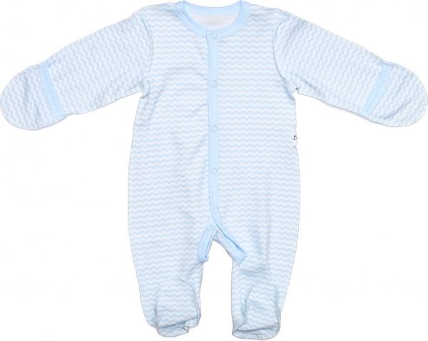 Комбінезон Bambinelli Зигзаг р.62 білий із блакитним 