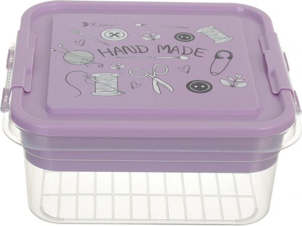 Органайзер Fashion для рукоділля 25*26*11 см фіолетовий
