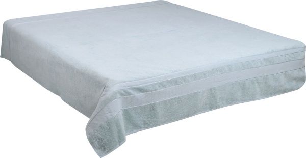 Простынь махра 200x220 см бирюзовый ТЕКС 