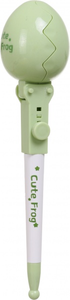 Ручка кулькова Жабеня кольорова в асортименті 