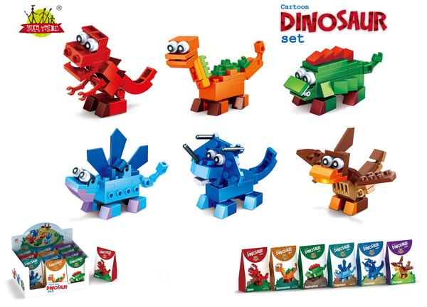 Конструктор Mini Blocks Динозаврик в ассортименте 6773675
