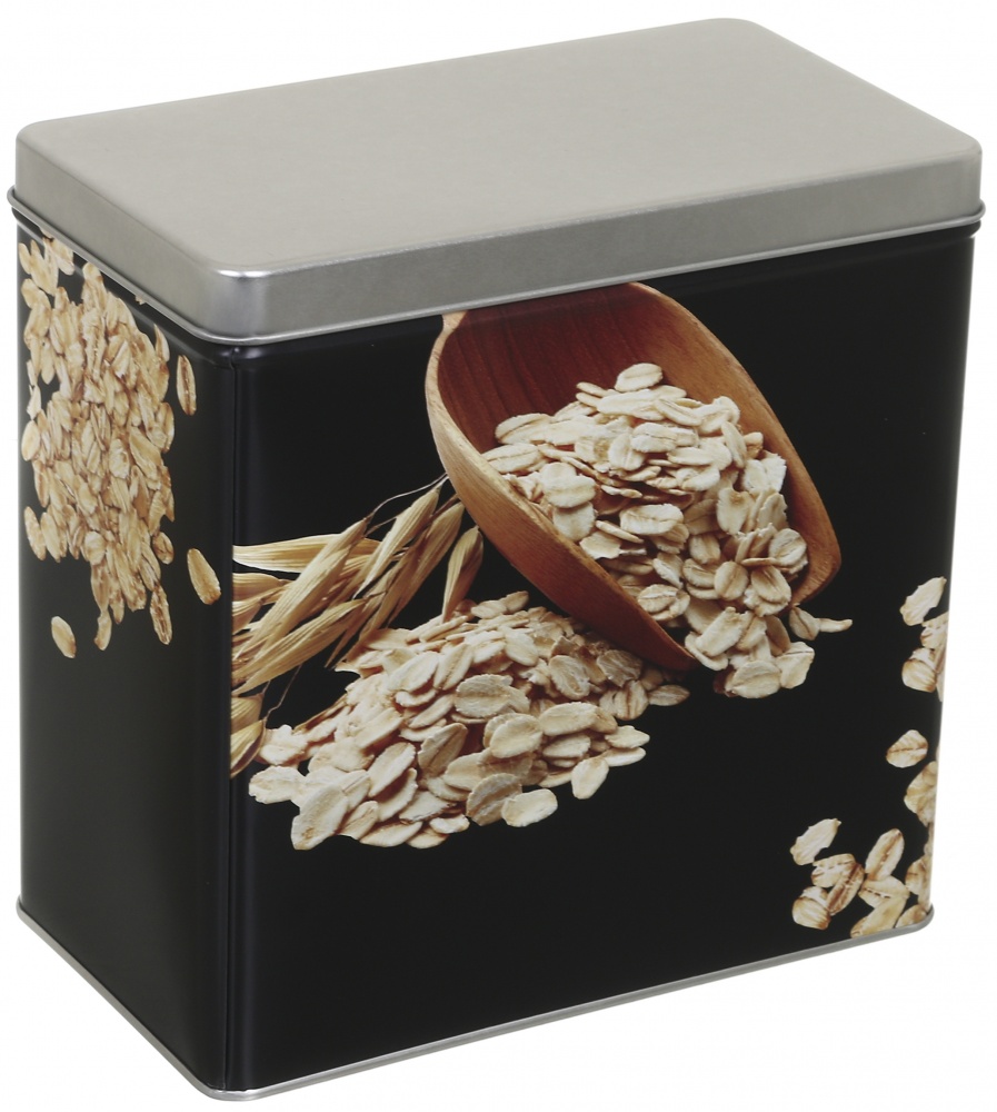 Ємність для зберігання Flamberg Premium Loft Oats чорна 16х9х16 см