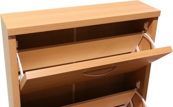 Тумба для взуття 2D №3 тік сіамський 175x700x870 мм 