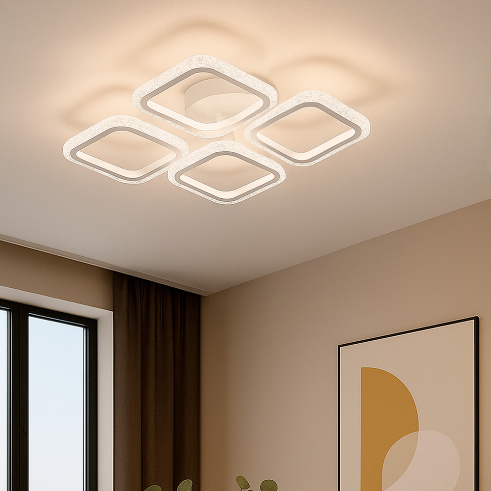 Люстра светодиодная ARDERO 4xLED-модуль белый AL6445