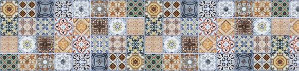 Наклейка на кухонный фартук Zatarga Плитка орнамент 02 Z180122 65x250 см