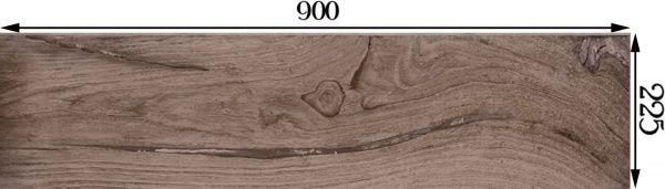 Плитка Zeus Ceramica Allwood brown ZXXWU6BR 22.5x90x9,2 