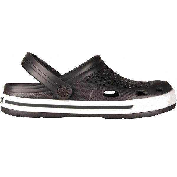 Сабо Coqui Lindo 6413-100-2432 р. 37 темно-серый с белым