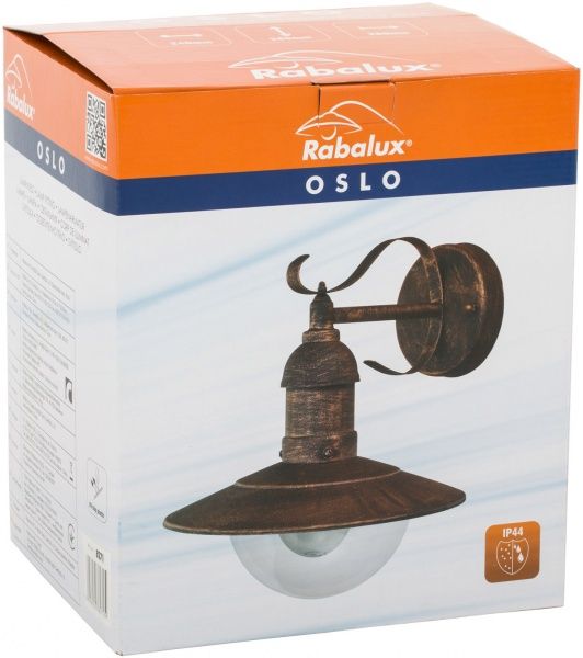 Светильник садовый Rabalux Oslo E27 60 Вт античное золото 8271 