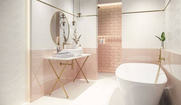 Плитка Ceramika Paradyz Fiori Bianco Sciana Struktura 30x60 