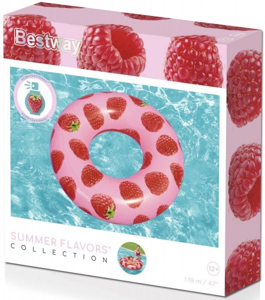 Круг надувной Bestway ø119 с запахом малины (36231)