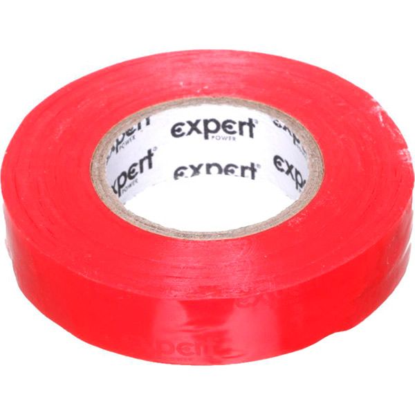 Изолента Expert Power ПВХ 0,13x15 мм 25 м красная ПВХ