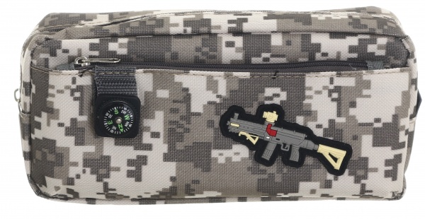 Пенал YM 8368 Fresh серый