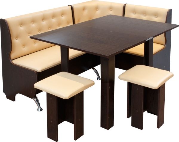 Уголок кухонный Адмирал венге кофейный