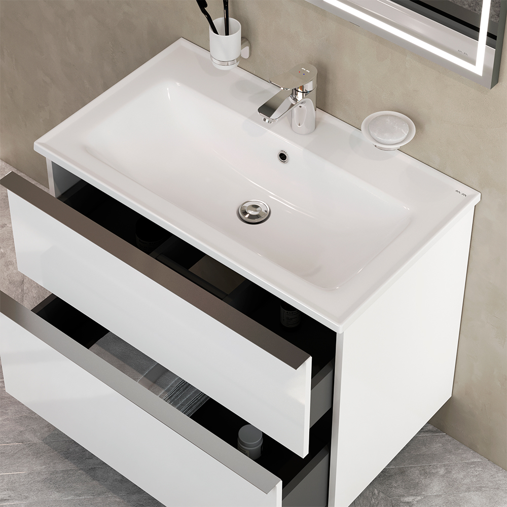 Тумба підвісна AM.PM MTA-FHX0802WG-WCC0802WG X-Joy S