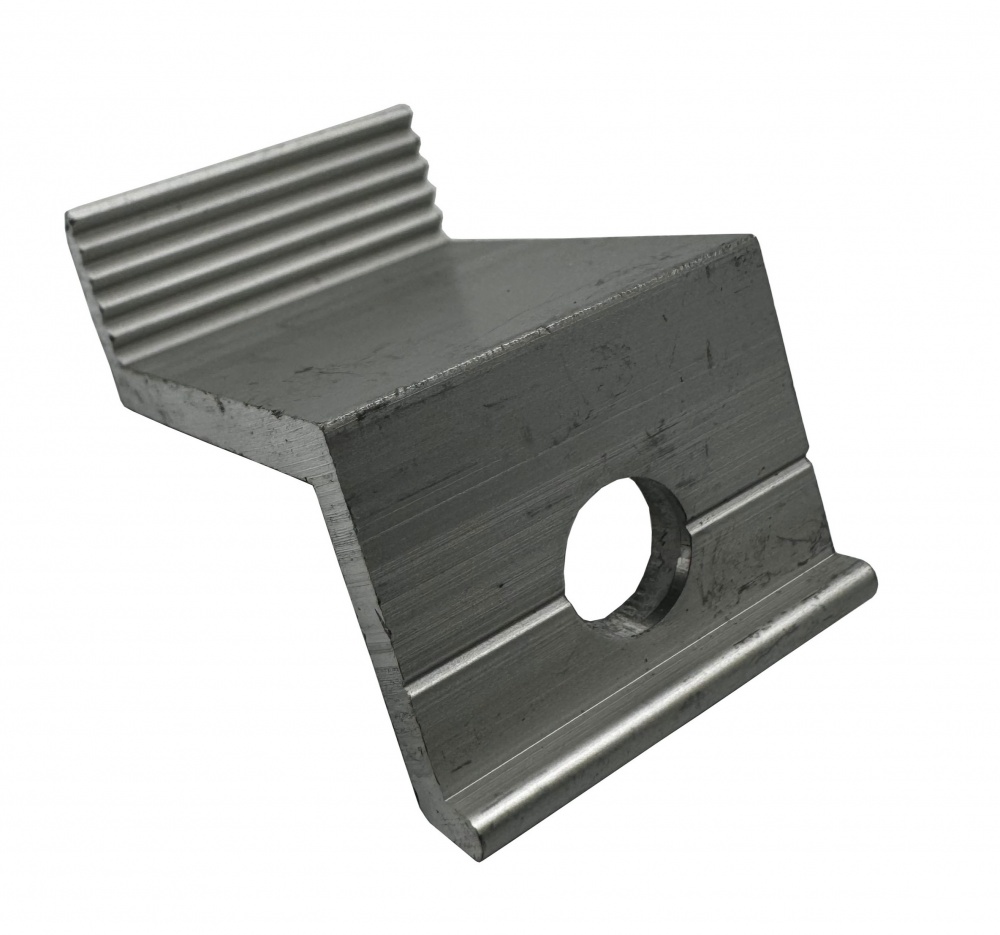 Притиск кінцевий 40 мм алюмінієвий для сонянчних панелей