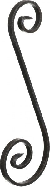 Завиток 360х120 мм полоса 12х6 мм 18А/15