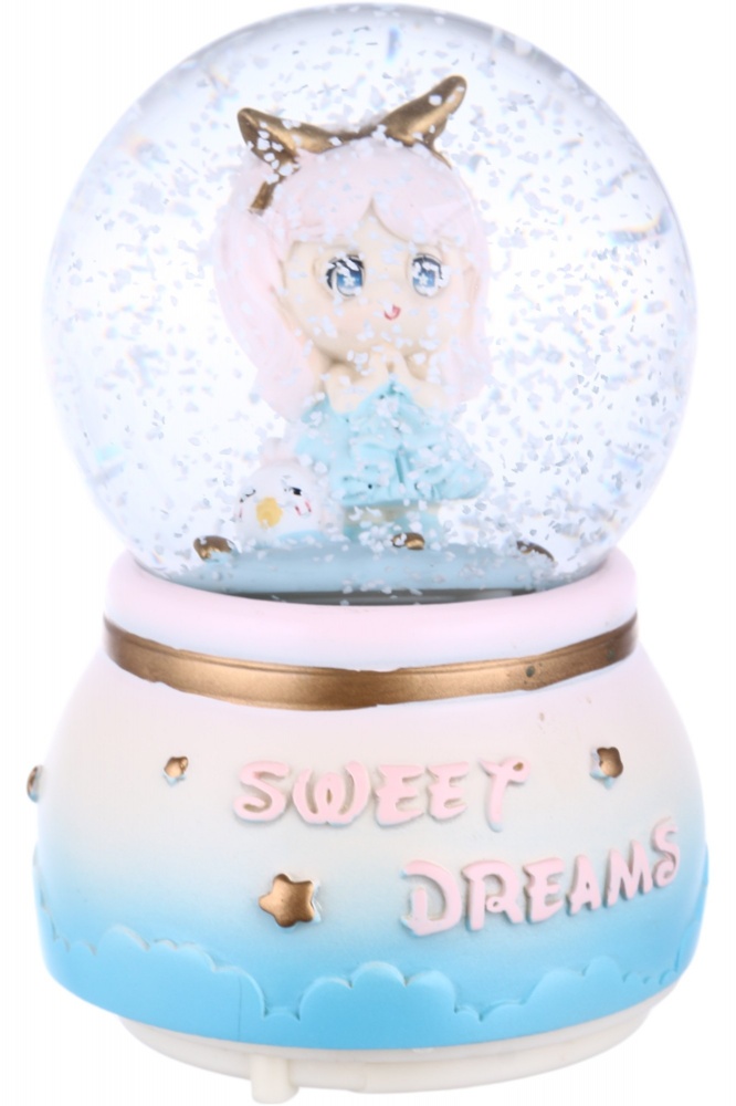 Декорація новорічна JM2118YC куля-LED Sweet Dreams 12.5 см