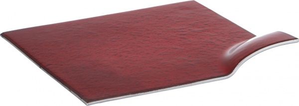 Блюдо квадратне Graffiti Red Edge N7595-2 22x22x2,5 см 