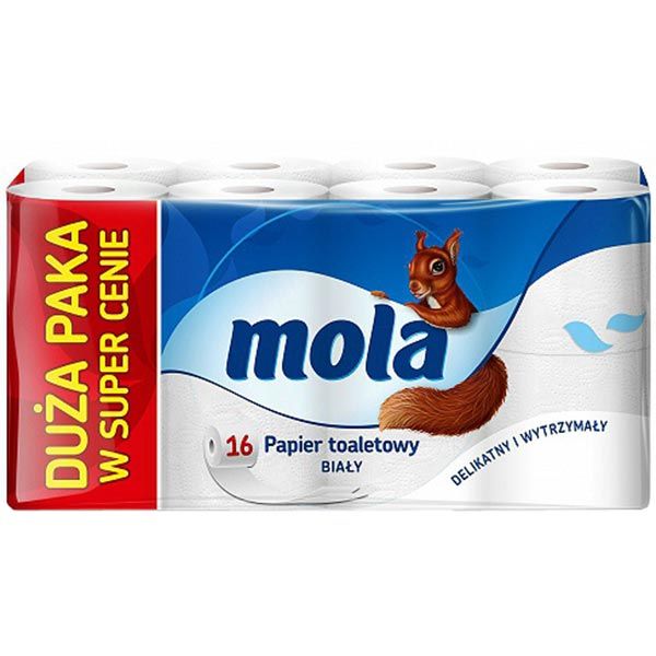 Бумага туалетная Metsa Tissue Mola 16 шт