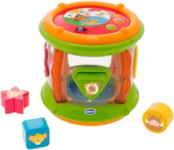 Игрушка музыкальная Chicco Барабан Короля Льва 07514.00