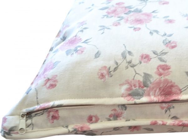 Подушка декоративна Bella 45x45 см рожеві троянди Прованс 