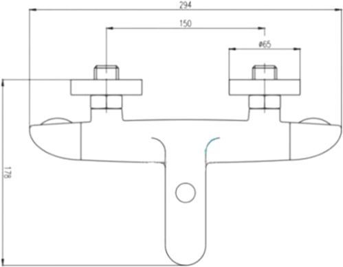 Смеситель для ванны Deante Melissa BCL 010D