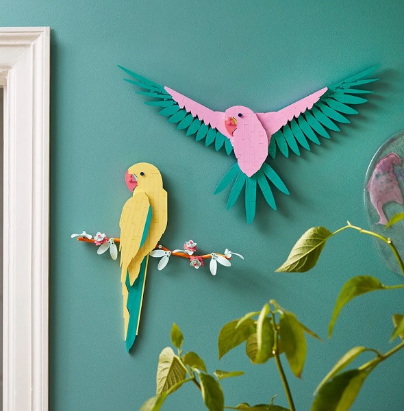 Конструктор LEGO Art Колекція фауни. Папуги Ара 31211