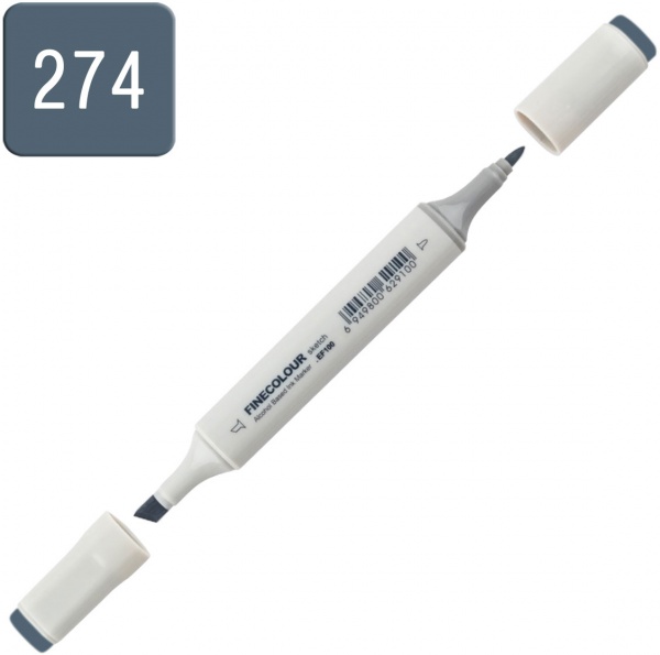 Маркер спиртовий FINECOLOUR Sketch EF100-274 різкий сірий 