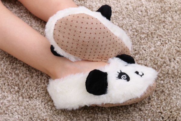 Тапочки детские унисекс Maxwin KIDS Зверюшки Панда р.32-34 белый 