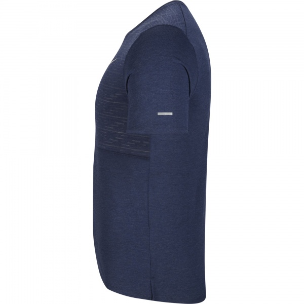 Футболка Nike M NK DF RUN DVN BRNOT MILER SS DD4594-437 р.XL сірий