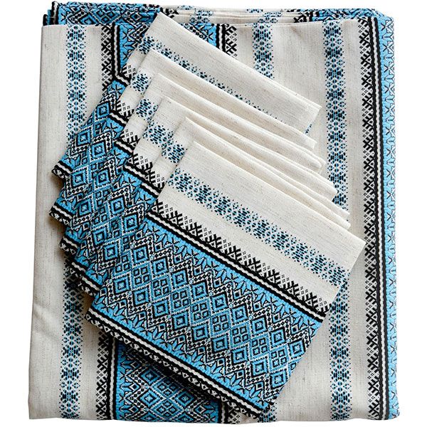 Комплект столовый 1,3 120x140 см голубой Эдельвика 