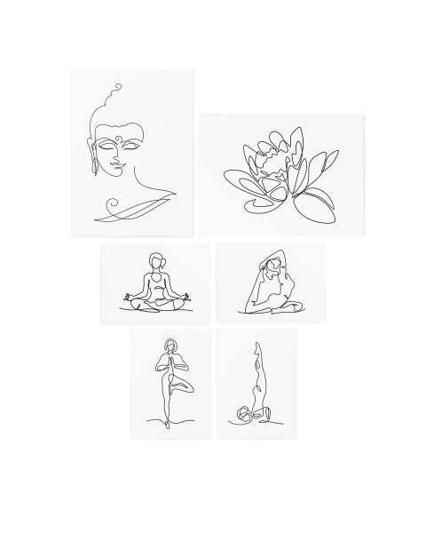 Тату тимчасове TATTon.me Yoga set