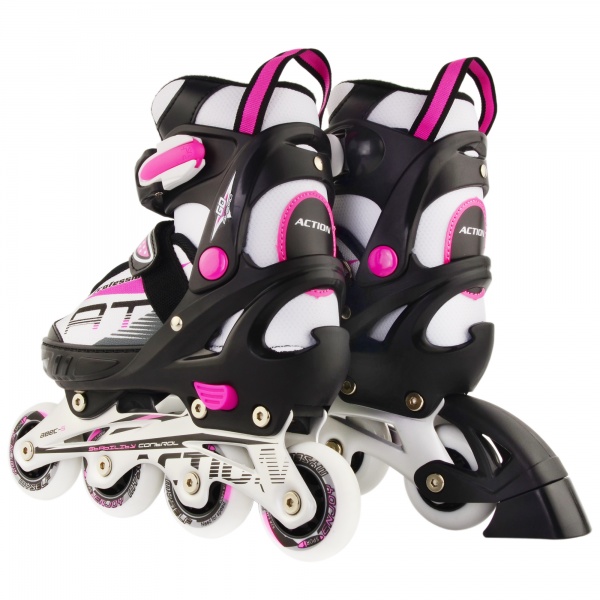 Роликовые коньки Action Ola 153B-5-1/Pink/29-32